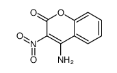 4-AMINO-3-NITRO-2H-CHROMEN-2-ONE Structure