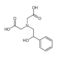 2-[carboxymethyl-(2-hydroxy-2-phenylethyl)amino]acetic acid Structure
