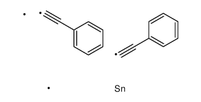 dimethyl-bis(2-phenylethynyl)stannane结构式