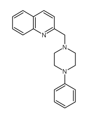 2-((4-苯基哌嗪-1-基)甲基)喹啉结构式