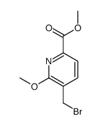 Methyl 5-(bromomethyl)-6-methoxypicolinate Structure