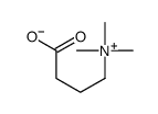 (4-hydroxy-4-oxobutyl)-trimethylazanium结构式
