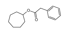 Cycloheptyl-phenylacetat Structure