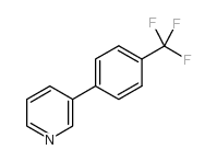3-[4-(三氟甲基)苯基]吡啶结构式