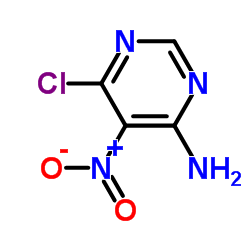4-氨基-6-氯-5-硝基-嘧啶结构式