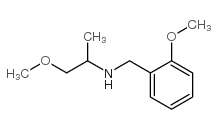 (2-甲氧基苄基)-(2-甲氧基-1-甲基乙基)-胺结构式