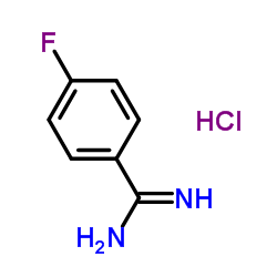 4-Fluorobenzamidine hydrochloride Structure