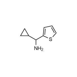 Cyclopropyl(thiophen-2-yl)methanamine Structure