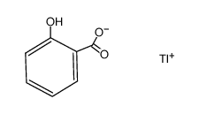 thallium(I) hydrogensalicylate结构式