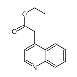 Ethyl 2-(quinolin-4-yl)acetate Structure