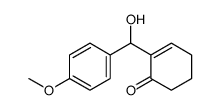 2-[hydroxy-(4-methoxyphenyl)methyl]cyclohex-2-en-1-one Structure