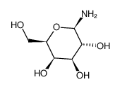 1-氨基-1-脱氧-beta-D-半乳糖结构式