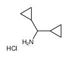 DICYCLOPROPYLMETHANAMINE HYDROCHLORIDE structure