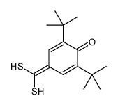 4-[bis(sulfanyl)methylidene]-2,6-ditert-butylcyclohexa-2,5-dien-1-one Structure