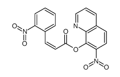 (7-nitroquinolin-8-yl) (E)-3-(2-nitrophenyl)prop-2-enoate Structure