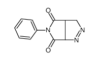 5-phenyl-3a,6a-dihydro-3H-pyrrolo[3,4-c]pyrazole-4,6-dione结构式
