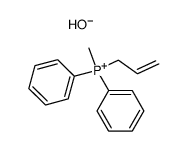 allyl-methyl-diphenyl-phosphonium, hydroxide Structure