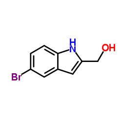 (5-Bromo-1H-indol-2-yl)methanol structure