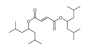 bis[3-methyl-1-(2-methylpropyl)butyl] maleate结构式