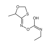 [(Z)-(5-methyl-1,3-oxathiolan-4-ylidene)amino] N-ethylcarbamate结构式