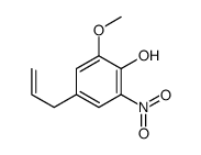 2-methoxy-6-nitro-4-prop-2-enylphenol Structure