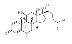6alpha-醋酸氟泼尼龙结构式
