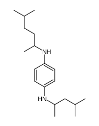 1-N-(5-methylhexan-2-yl)-4-N-(4-methylpentan-2-yl)benzene-1,4-diamine Structure