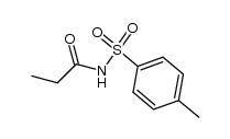 4-methyl-N-propionyl-benzenesulfonamide结构式