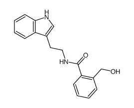 2-hydroxymethyl-N-(2-indol-3-yl-ethyl)-benzamide Structure