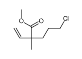 methyl 5-chloro-2-ethenyl-2-methylpentanoate Structure