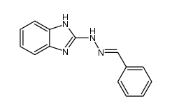 N-(1H-benzimidazol-2-yl)-N'-benzylidenehydrazine结构式