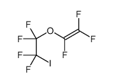 trifluoro(1,1,2,2-tetrafluoro-2-iodoethoxy)ethylene结构式