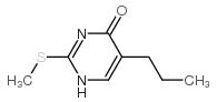 4(1H)-Pyrimidinone, 2-(methylthio)-5-propyl- Structure