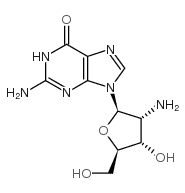 2'-氨基脱氧鸟苷结构式
