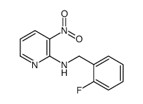 N-[(2-fluorophenyl)methyl]-3-nitropyridin-2-amine Structure