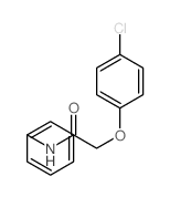 2-(4-chlorophenoxy)-N-phenyl-acetamide结构式