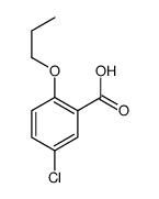 5-chloro-2-propoxybenzoic acid Structure