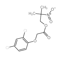 Acetic acid,2-(2,4-dichlorophenoxy)-, 2-methyl-2-nitropropyl ester Structure