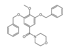 4-[3,5-Di(benzyloxy)-4-methoxybenzoyl]morpholine结构式