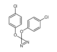 3,3-bis(4-chlorophenoxy)diazirine Structure