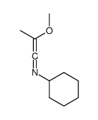 N-cyclohexyl-2-methoxyprop-1-en-1-imine Structure