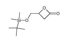 4-(tert-butyldimethylsiloxymethyl)-β-propiolactone结构式