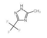 3-甲基-5-(三氟甲基)-1H-1,2,4-三唑结构式
