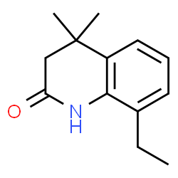 2(1H)-Quinolinone,8-ethyl-3,4-dihydro-4,4-dimethyl-(9CI) Structure