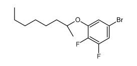 5-bromo-1,2-difluoro-3-[(2R)-octan-2-yl]oxybenzene Structure