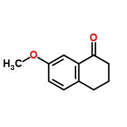 7-甲氧基-1-萘满酮结构式