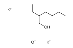 2-乙基己基磷酸酯钾盐结构式