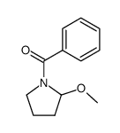 1-benzoyl-2-methoxypyrrolidine Structure