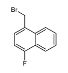 1-(溴甲基)-4-氟萘结构式