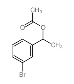 1-(3-bromophenyl)ethyl acetate Structure